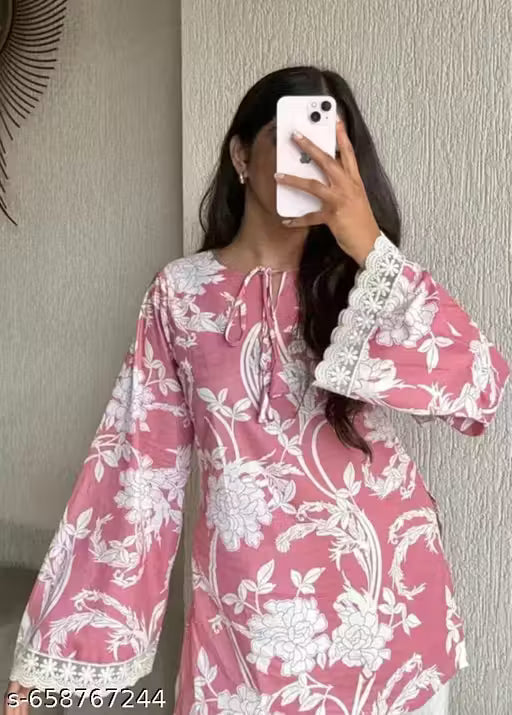 Women Printed Cotton Daily Wear Kurti